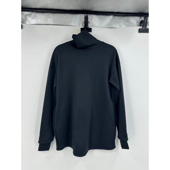 Nike Women’s S Therma-FIT Funnel Wrap Top  Black Long Sleeve Athleisure - Picture 9 of 12